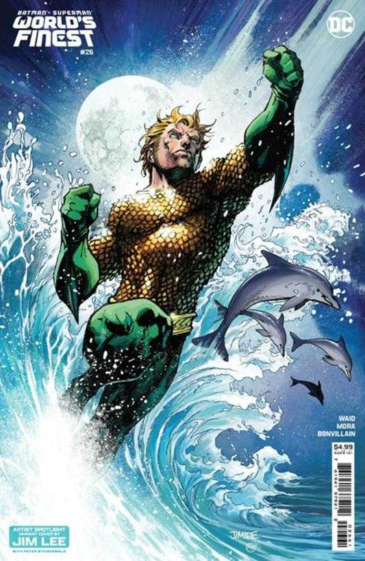 DC Comics COMIC BOOK Batman Superman Worlds Finest #26 Cover C Jim Lee Artist Spotlight Card Stock Variant