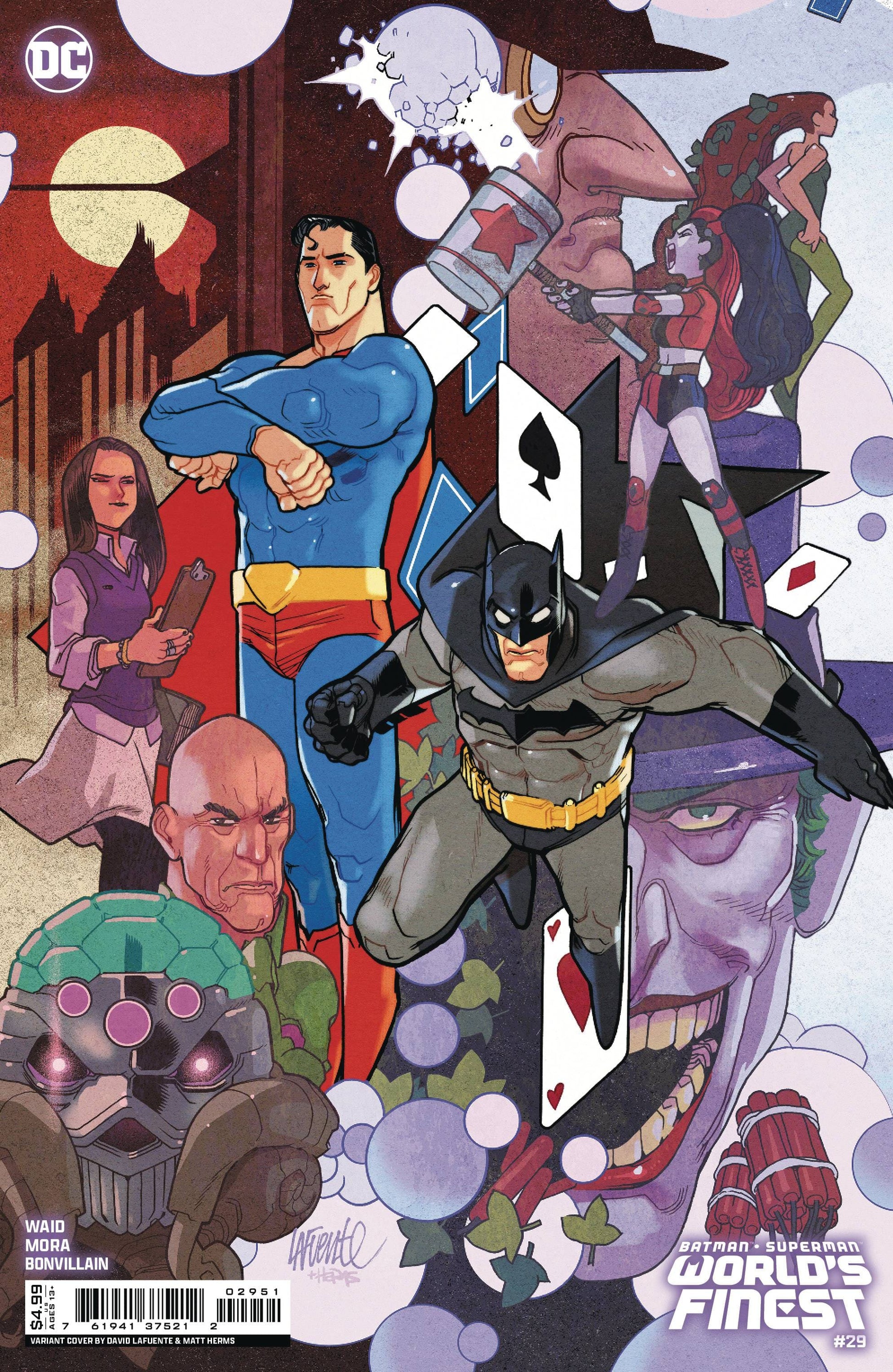 DC COMICS COMIC BOOK BATMAN SUPERMAN WORLDS FINEST #29 CVR C DAVID LAFUENTE CSV