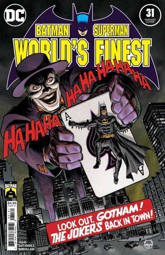 DC Comics COMIC BOOK Batman Superman Worlds Finest #31 Cover F Dave Johnson Batman 85th Anniversary Card Stock Variant