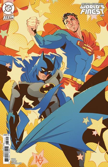 DC Comics COMIC BOOK BATMAN SUPERMAN WORLDS FINEST #39 CVR D INC 1:25 AL KAPLAN CARD STOCK VAR (WE ARE YESTERDAY)