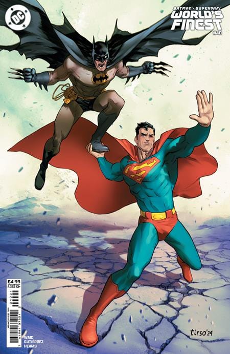 DC Comics COMIC BOOK BATMAN SUPERMAN WORLDS FINEST #40 CVR B TIRSO CONS CARD STOCK VAR