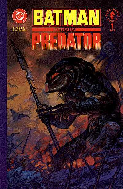DC Comics COMIC BOOK Batman versus Predator #1 - CVR B (VF/NM)