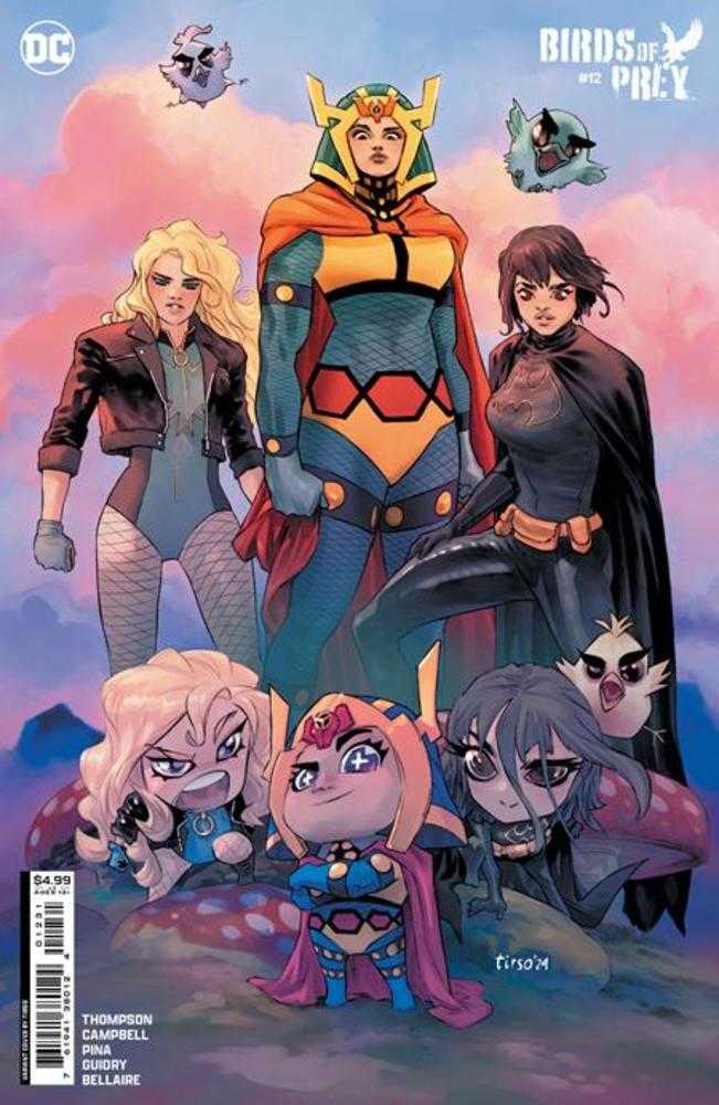 DC Comics COMIC BOOK Birds Of Prey #12 Cover B Tirso Cons Card Stock Variant