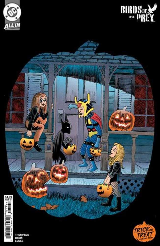 DC Comics COMIC BOOK Birds Of Prey #14 Cover D Kelley Jones Trick Or Treat Card Stock Variant