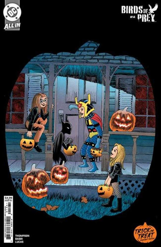 DC Comics COMIC BOOK Birds Of Prey #14 Cover D Kelley Jones Trick Or Treat Card Stock Variant