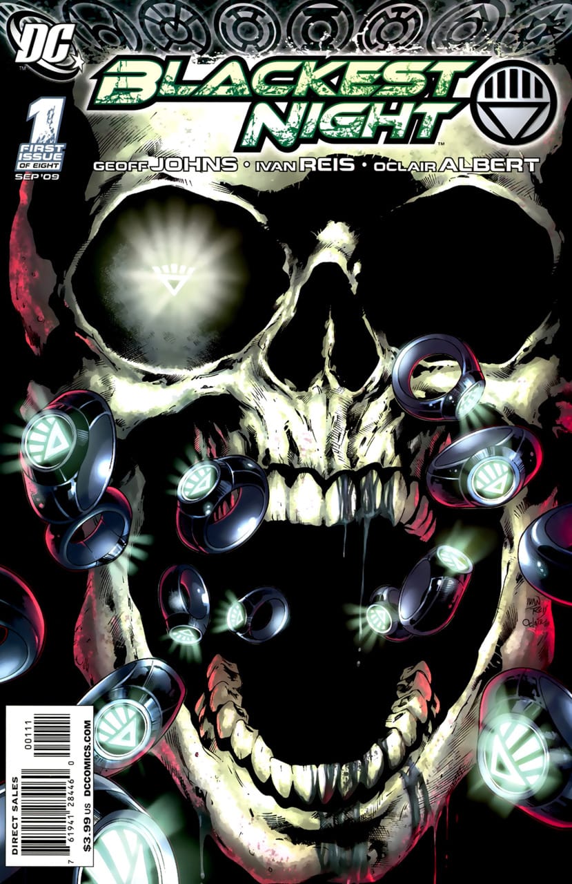 DC Comics COMIC BOOK Blackest Night #1 (VF)