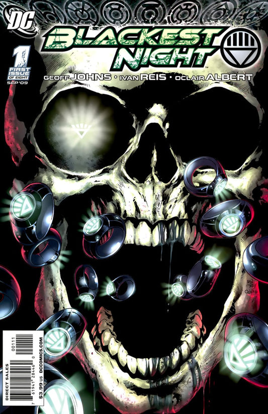 DC Comics COMIC BOOK Blackest Night #1 (VF)