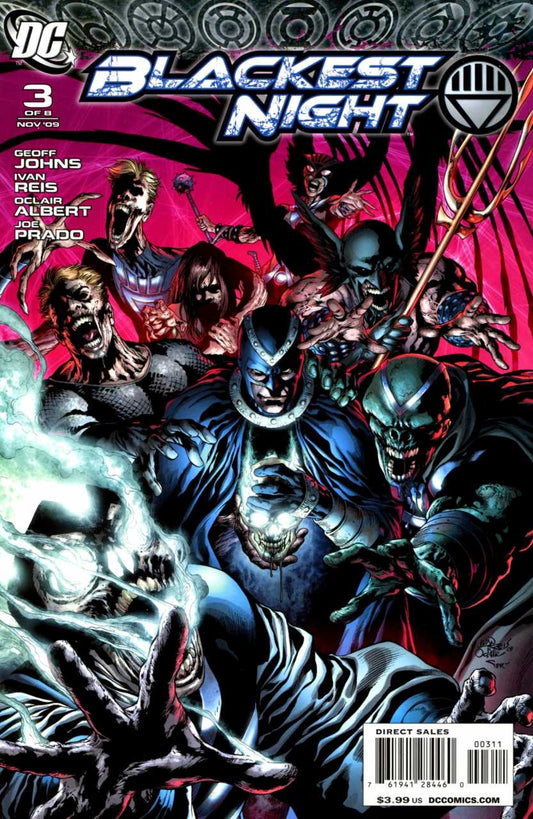 DC Comics COMIC BOOK Blackest Night #3 (VF)