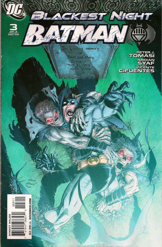 DC Comics COMIC BOOK Blackest Night: Batman #3 (VF/NM)