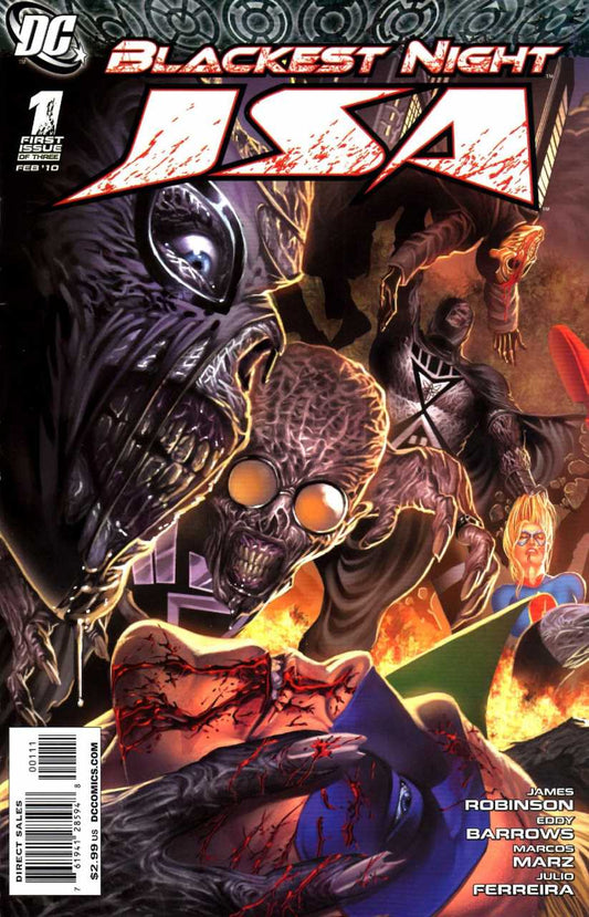 DC Comics COMIC BOOK Blackest Night: JSA #1 (VF/NM)