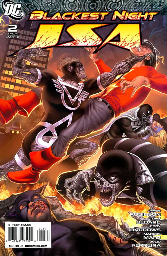 DC Comics COMIC BOOK Blackest Night: JSA #2 (VF/NM)