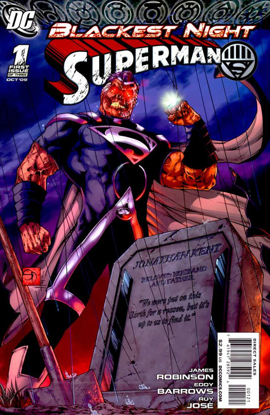 DC Comics COMIC BOOK Blackest Night: Superman #1 (VF/NM)