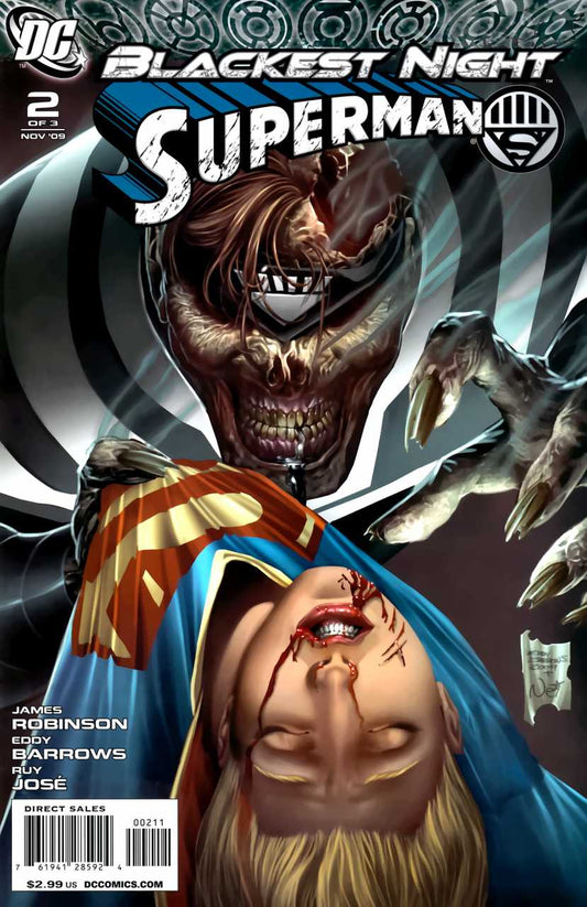 DC Comics COMIC BOOK Blackest Night: Superman #2 (VF/NM)