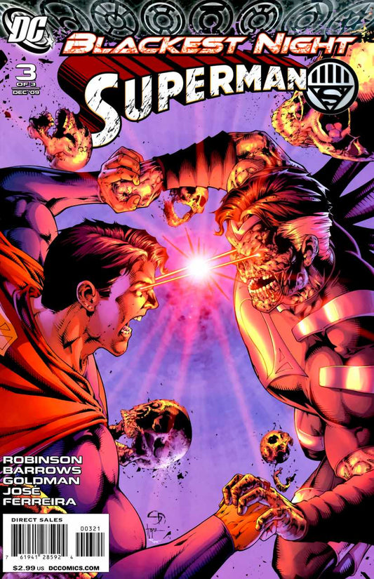 DC Comics COMIC BOOK Blackest Night: Superman #3 (VF/NM)