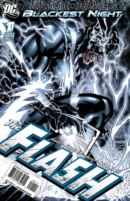 DC Comics COMIC BOOK Blackest Night: The Flash #1 (VF/NM)
