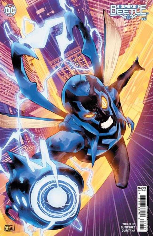 DC Comics COMIC BOOK Blue Beetle #10 Cover B Edwin Galmon Card Stock Variant