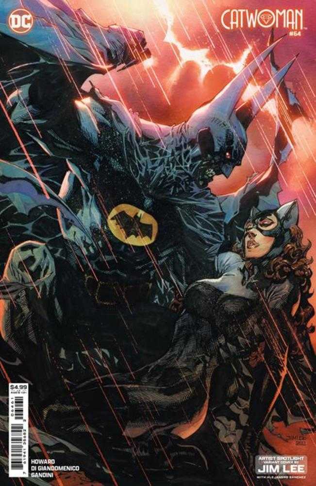 DC Comics COMIC BOOK Catwoman #64 Cover D Jim Lee Artist Spotlight Card Stock Variant