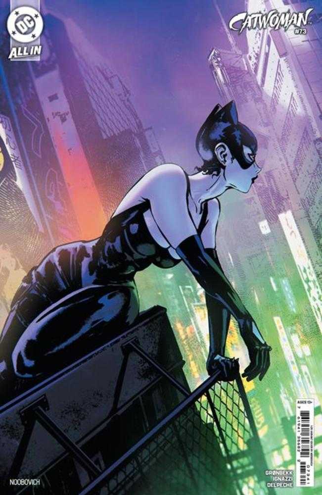 DC Comics COMIC BOOK Catwoman #73 Cover E 1 in 25 Noobovich Card Stock Variant