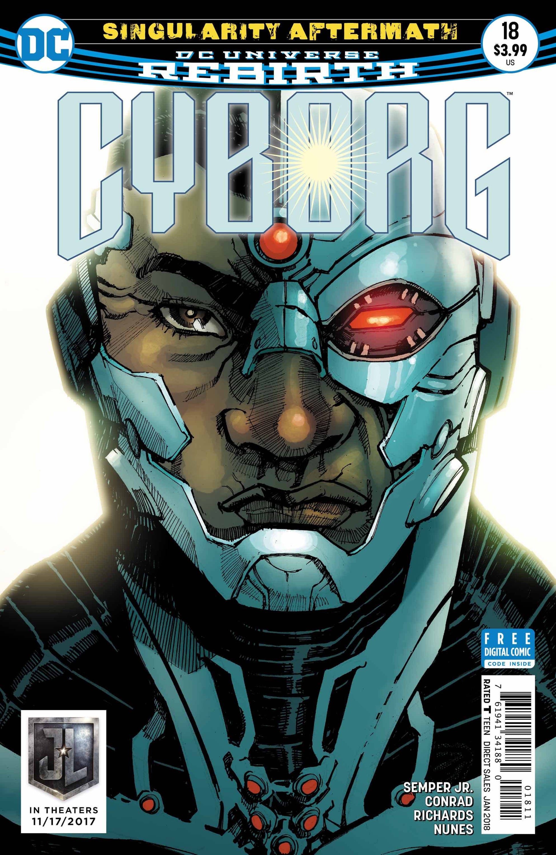 DC Comics COMIC BOOK Cyborg #18 (VF/NM)