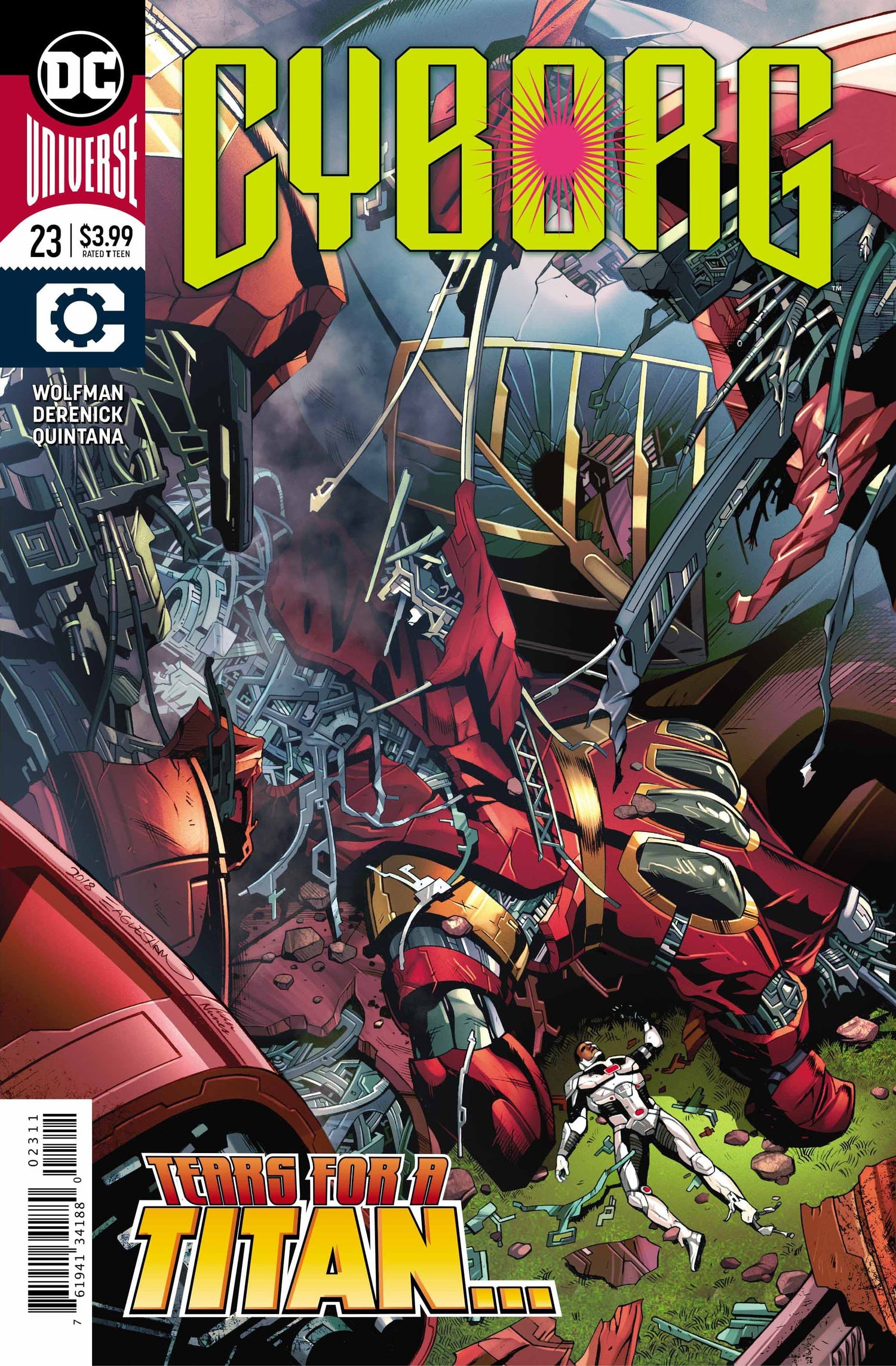 DC Comics COMIC BOOK Cyborg #23 (VF/NM)