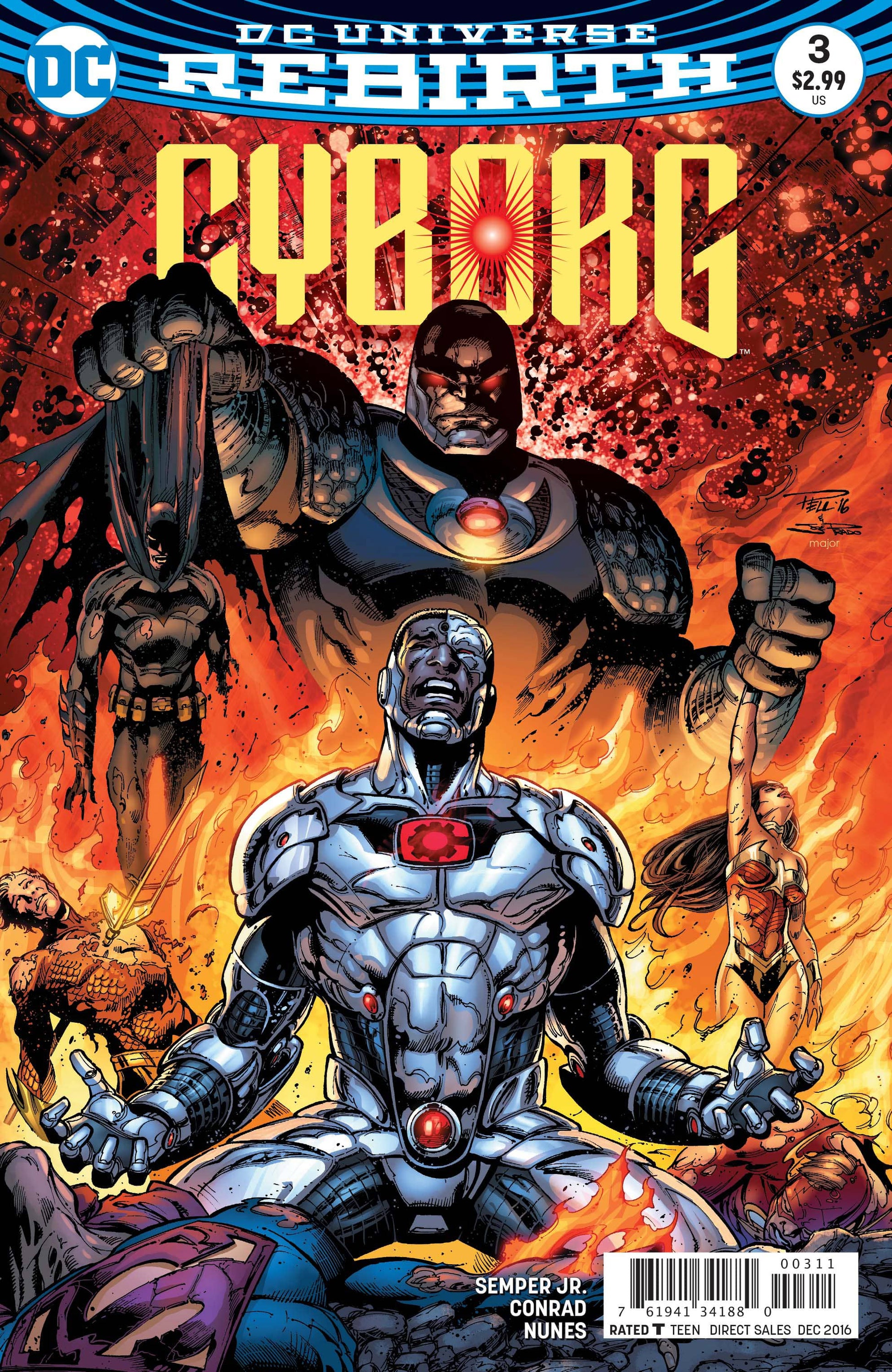 DC Comics COMIC BOOK Cyborg #3 (VF/NM)