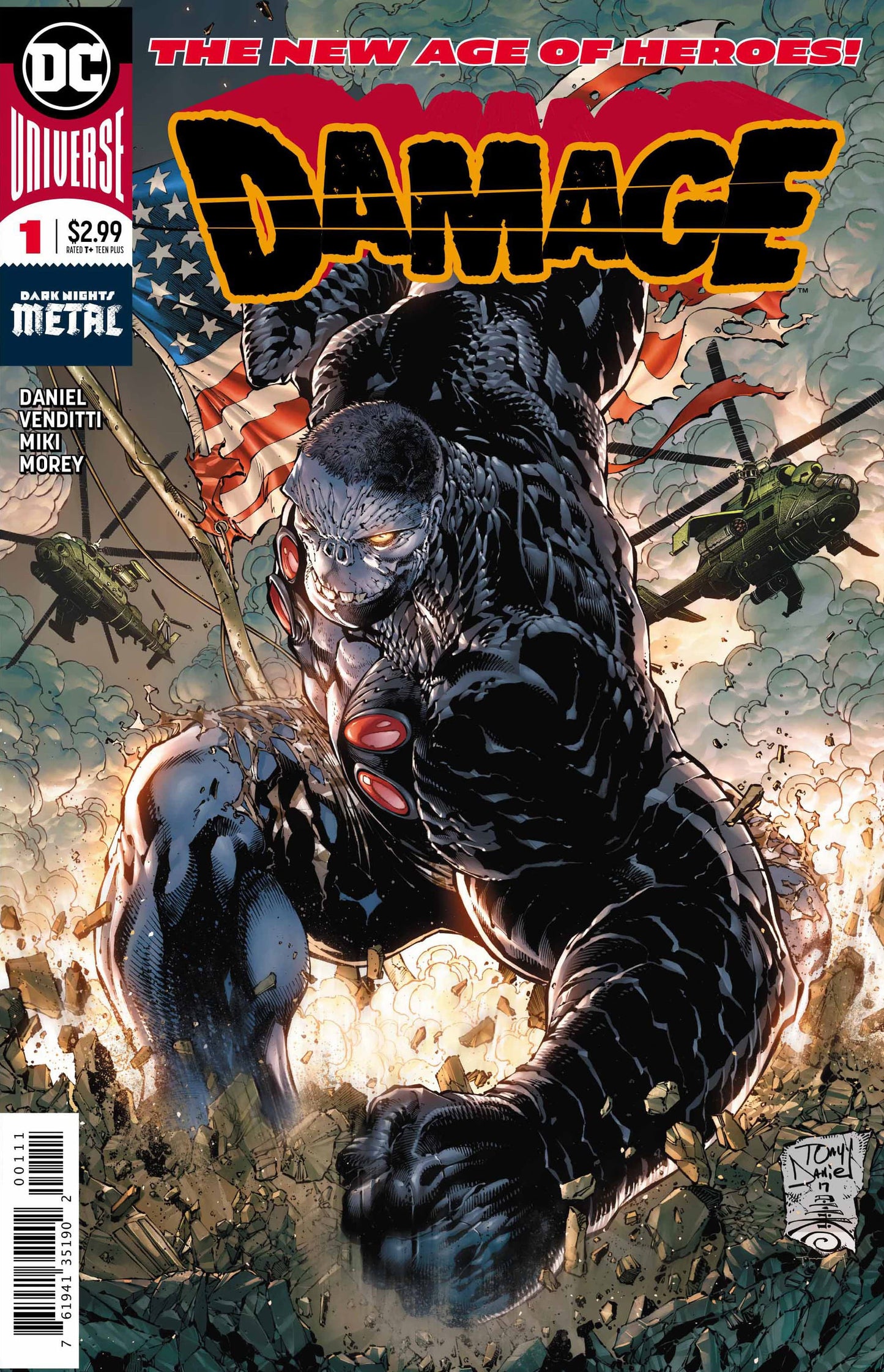 DC Comics COMIC BOOK Damage #1 (VF/NM)
