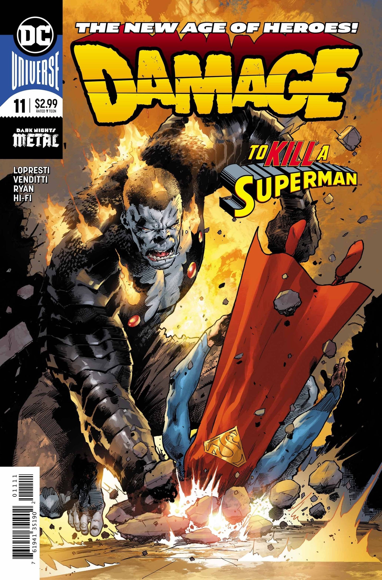 DC Comics COMIC BOOK Damage #11 (VF/NM)