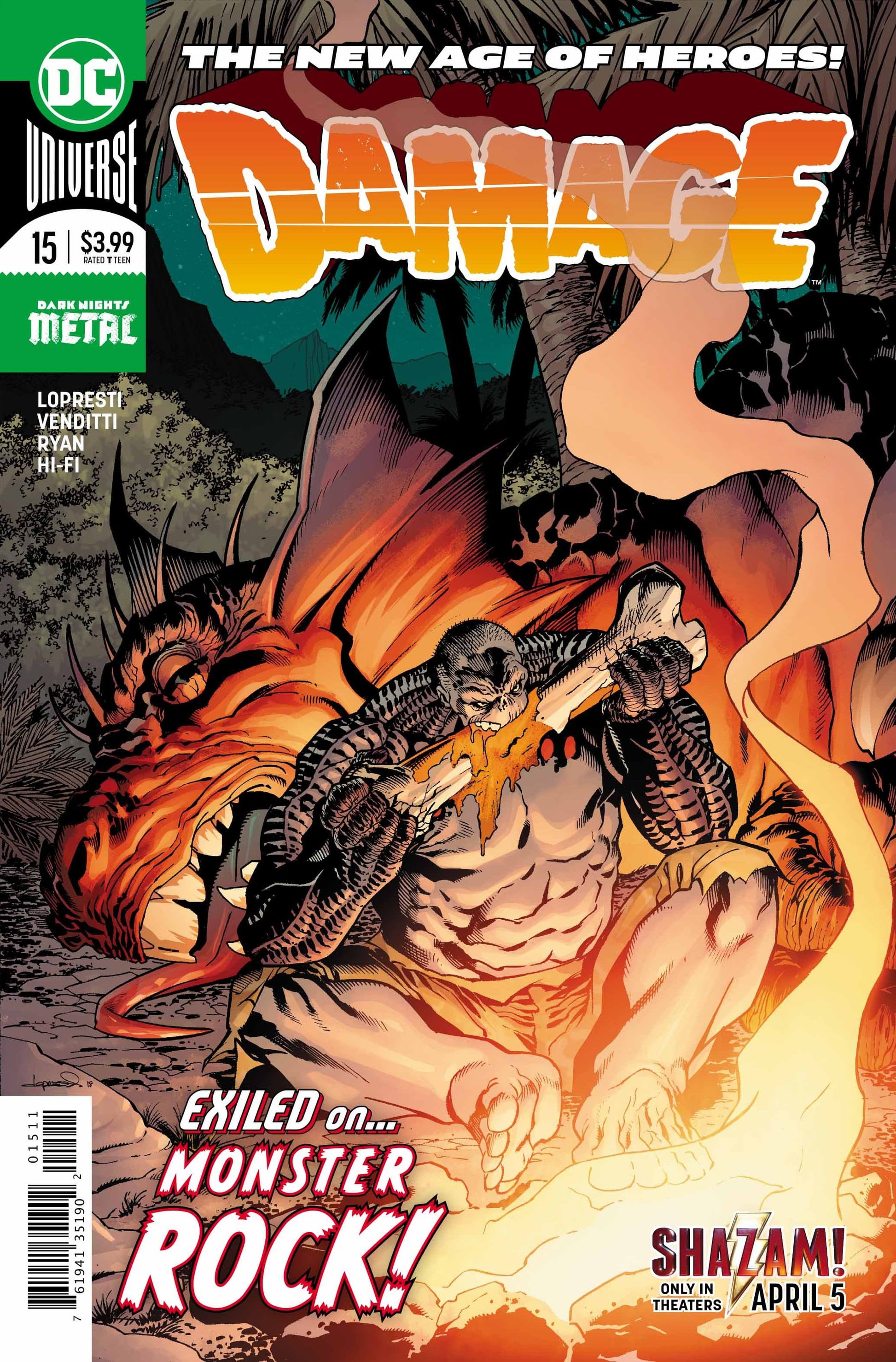 DC Comics COMIC BOOK Damage #15 (VF/NM)