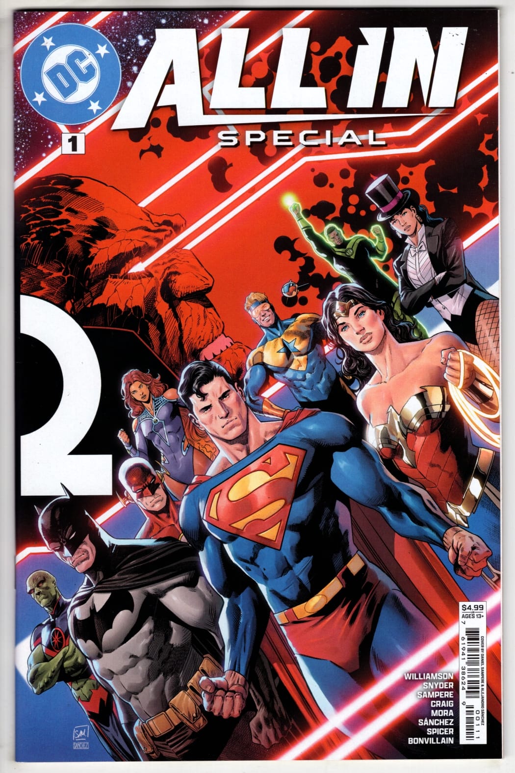 DC Comics COMIC BOOK DC All In Special #1 1ST PRINT (VF/NM)