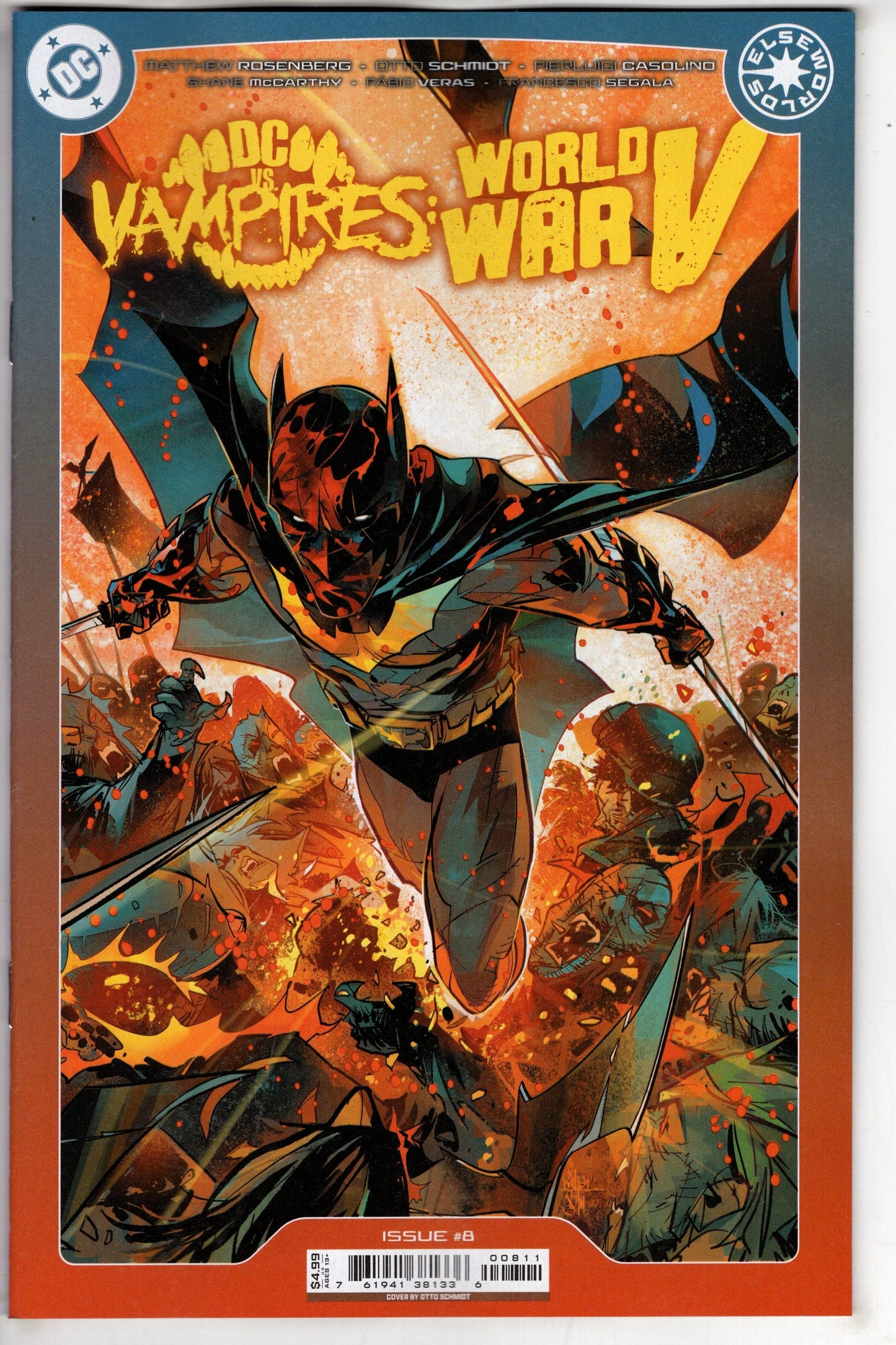 DC COMICS COMIC BOOK DC VS VAMPIRES WORLD WAR V #8 (OF 12) CVR A OTTO SCHMIDT