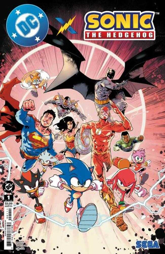 DC Comics COMIC BOOK DC X Sonic The Hedgehog #1 (Of 5) Cover A Pablo M Collar