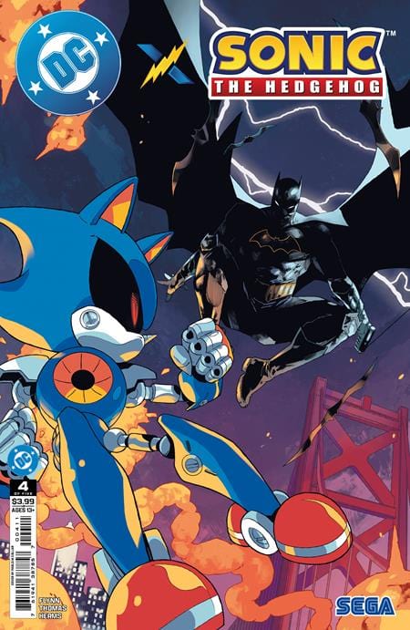 DC Comics COMIC BOOK DC X SONIC THE HEDGEHOG #4 (OF 5) CVR A PABLO M COLLAR