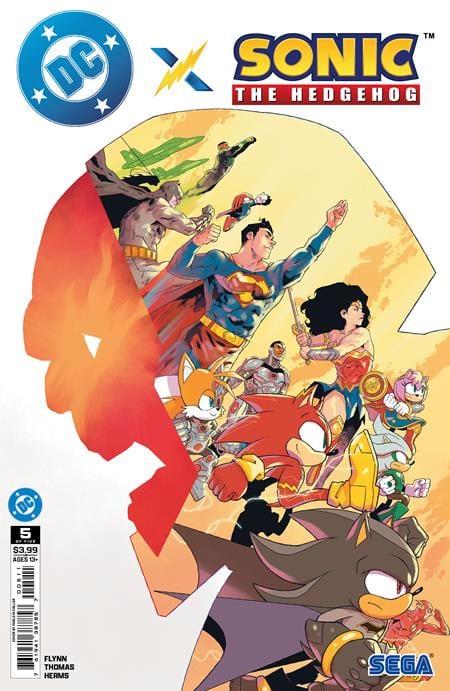 DC Comics COMIC BOOK DC X SONIC THE HEDGEHOG #5 (OF 5) CVR A PABLO M COLLAR