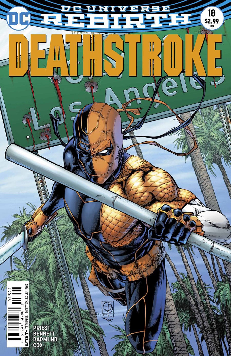 DC Comics COMIC BOOK Deathstroke #18 - CVR B (VF/NM)