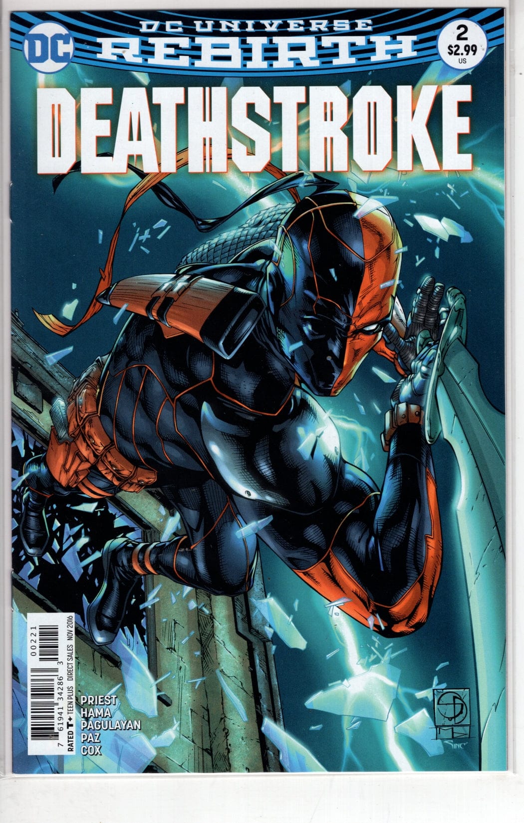 DC COMICS COMIC BOOK DEATHSTROKE #2 VAR ED [VF/NM]