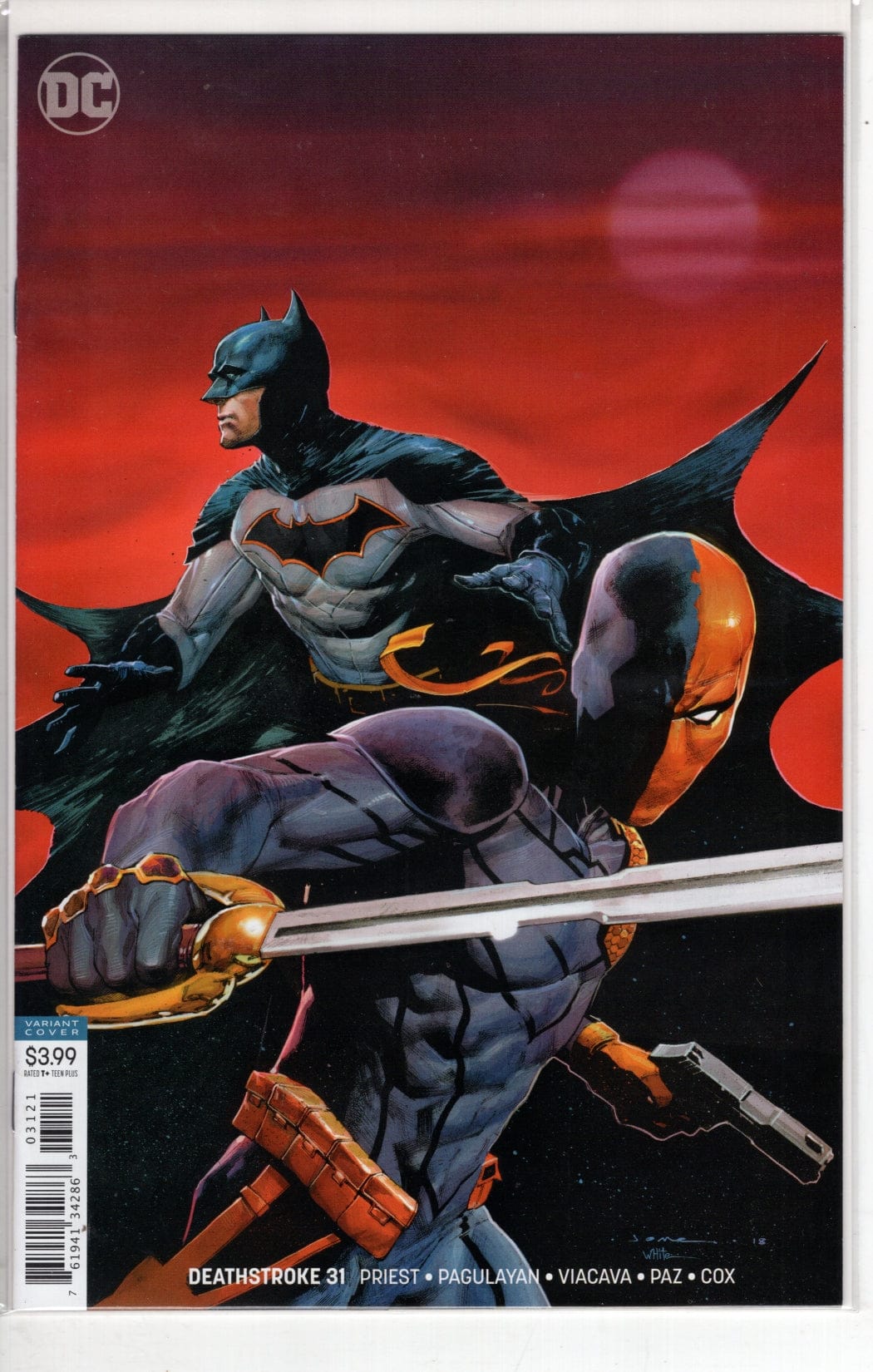DC COMICS COMIC BOOK DEATHSTROKE #31 VAR ED [VF/NM]