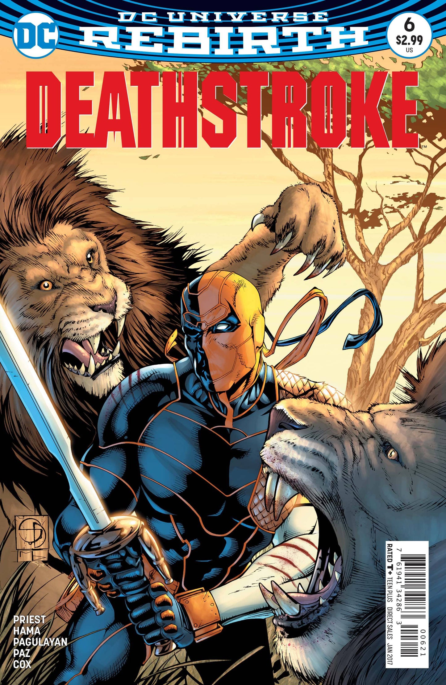 DC Comics COMIC BOOK Deathstroke #6 - CVR B (VF/NM)