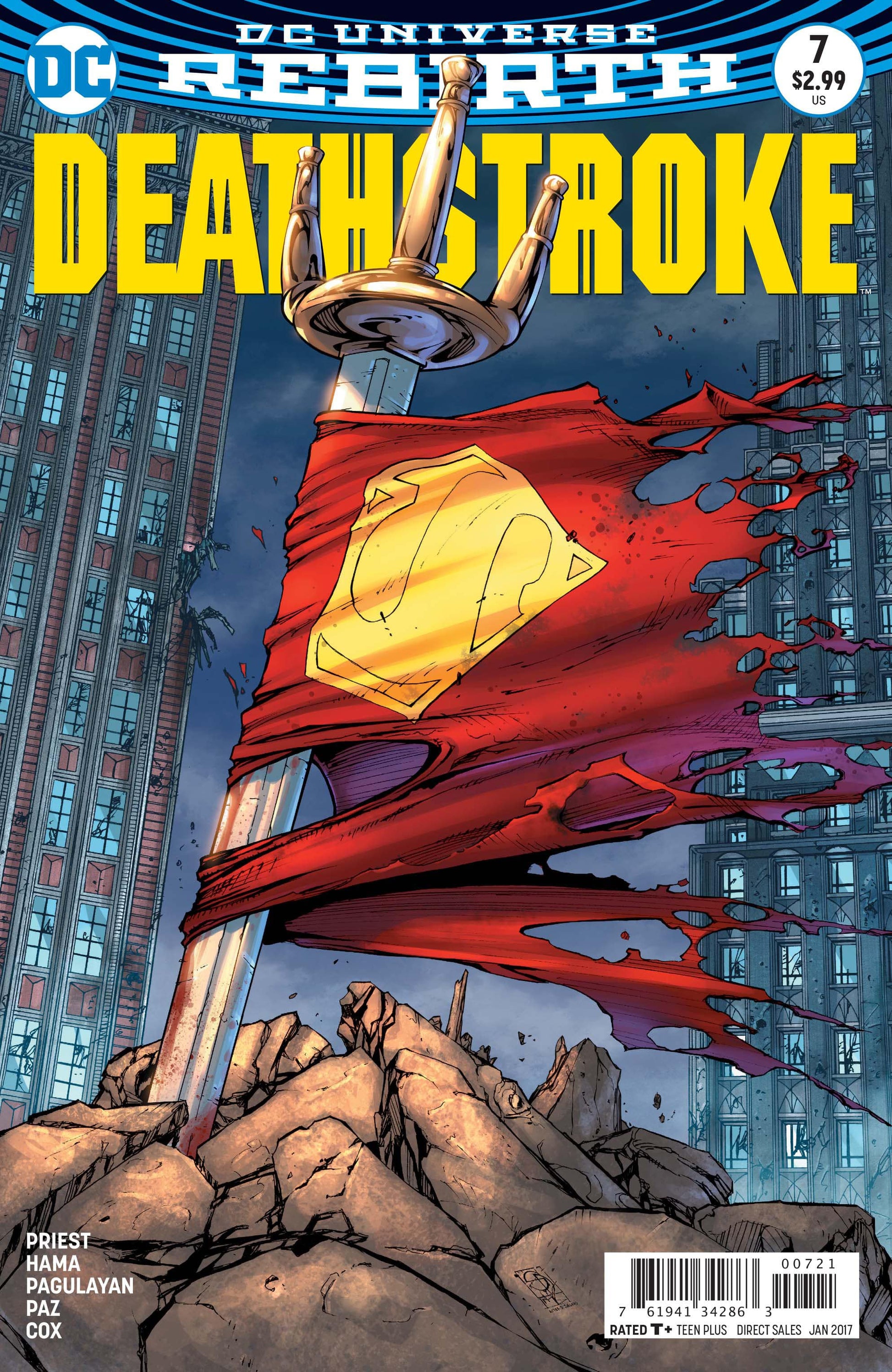 DC Comics COMIC BOOK Deathstroke #7 - CVR B (VF/NM)