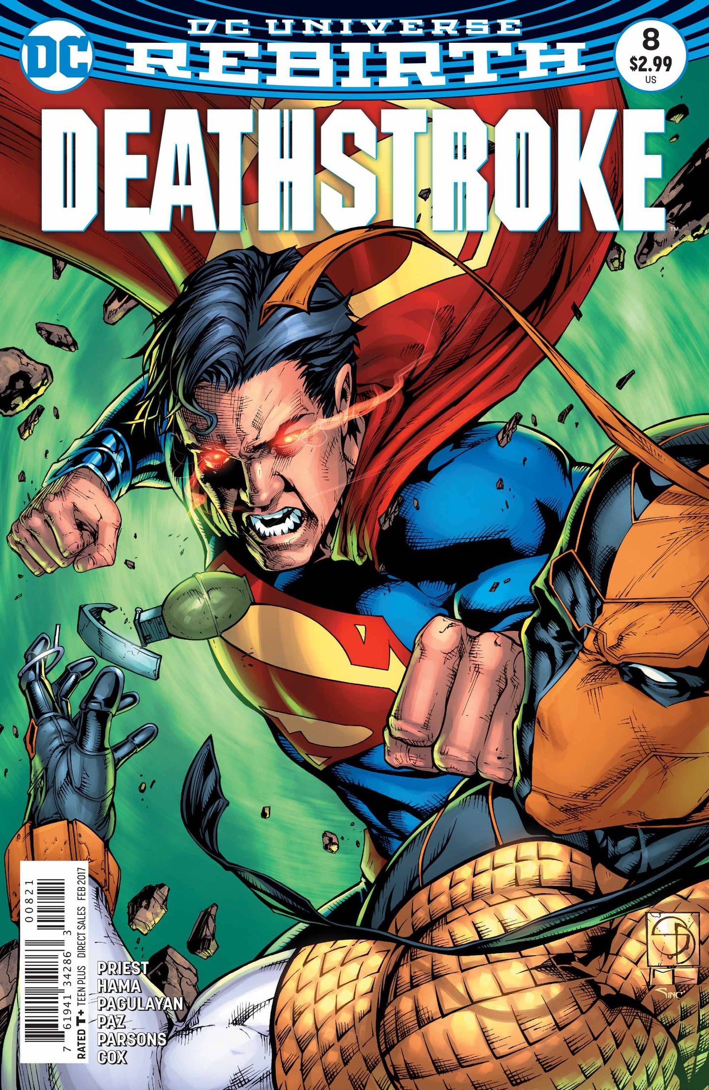 DC Comics COMIC BOOK Deathstroke #8 - CVR B (VF/NM)
