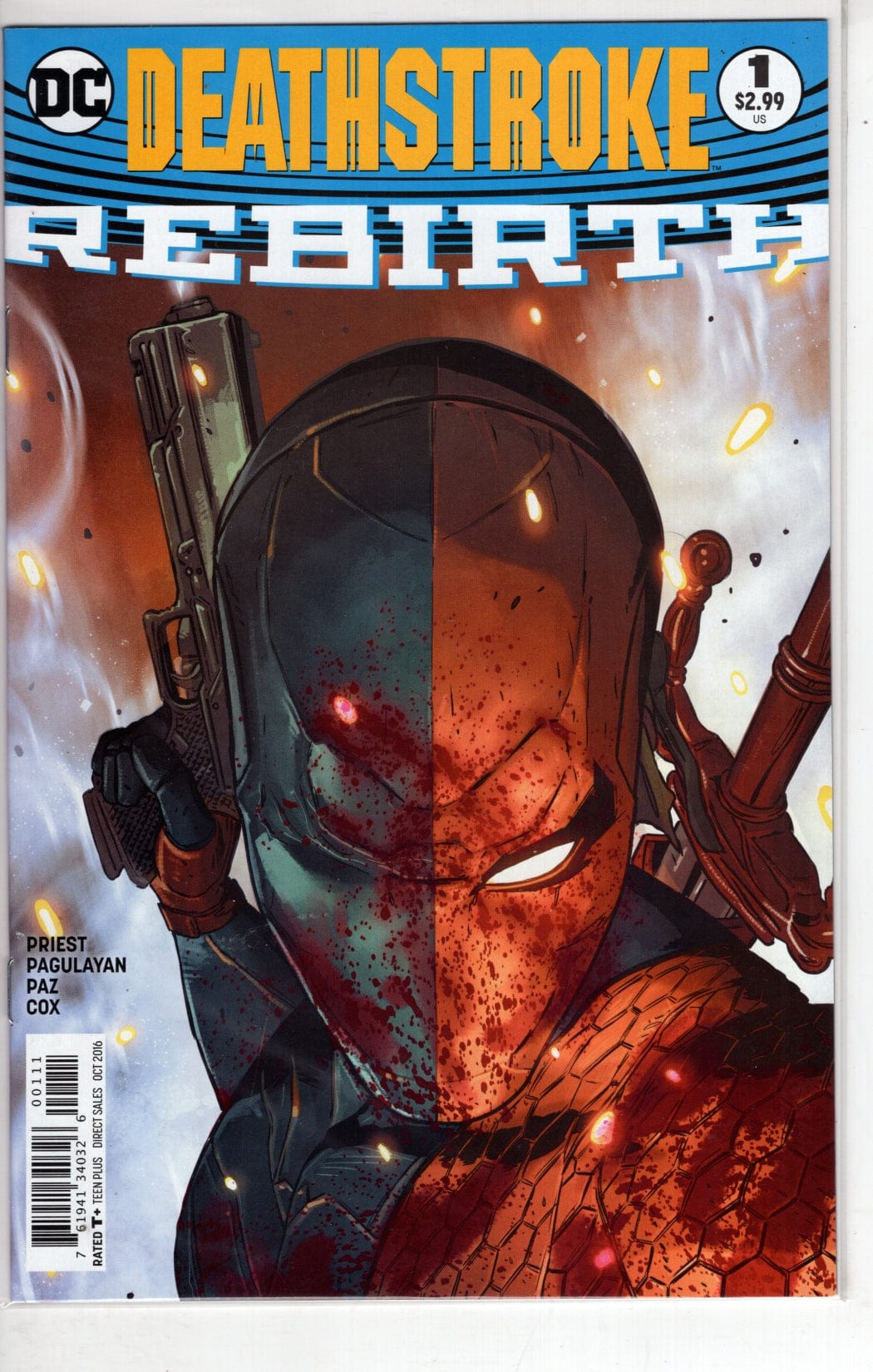 DC COMICS COMIC BOOK DEATHSTROKE REBIRTH #1 [VF/NM]
