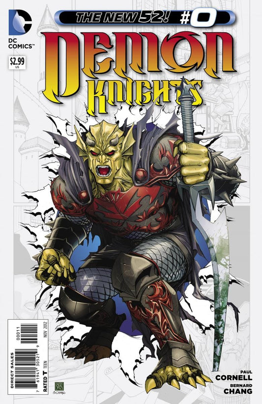 DC Comics COMIC BOOK Demon Knights #0 (VF)