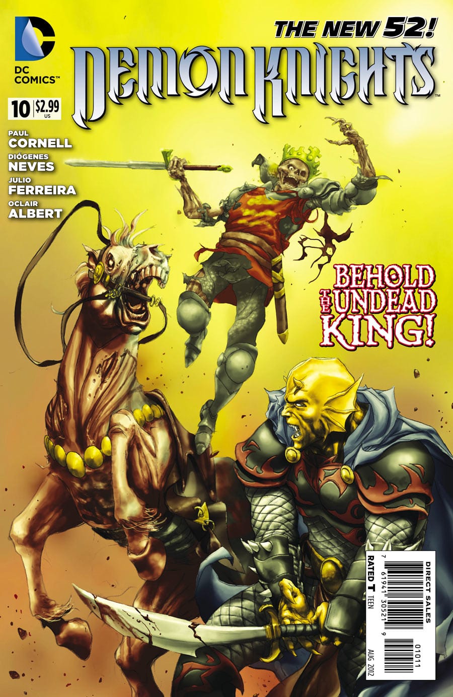 DC Comics COMIC BOOK Demon Knights #10 (VF)