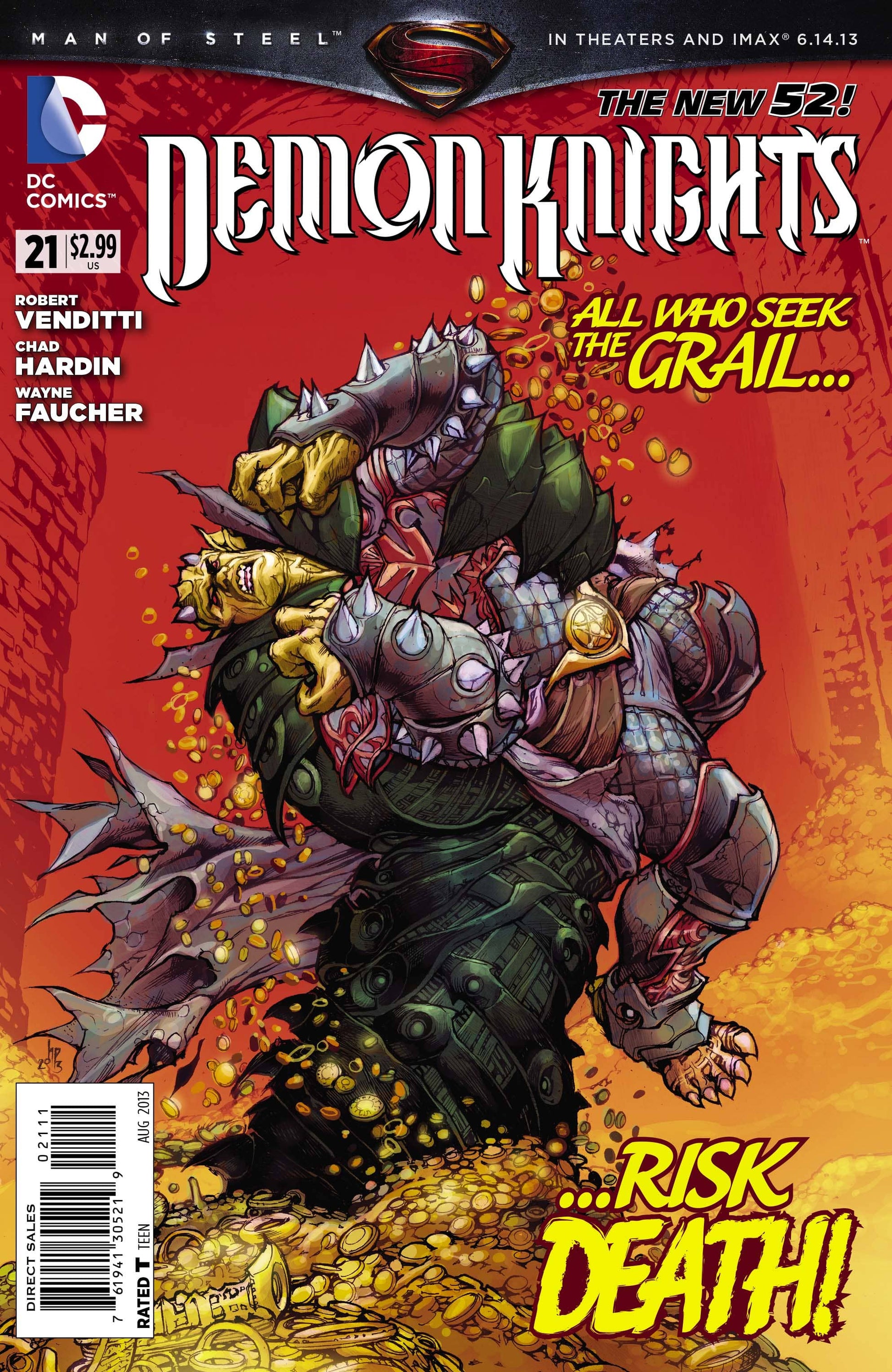DC Comics COMIC BOOK Demon Knights #21 (VF)