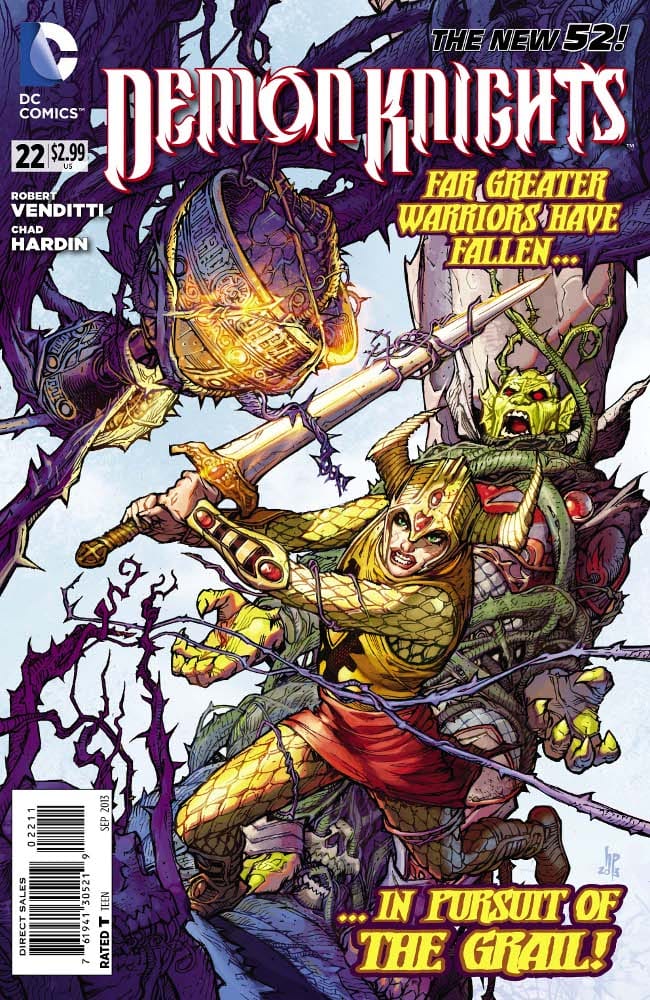 DC Comics COMIC BOOK Demon Knights #22 (VF)