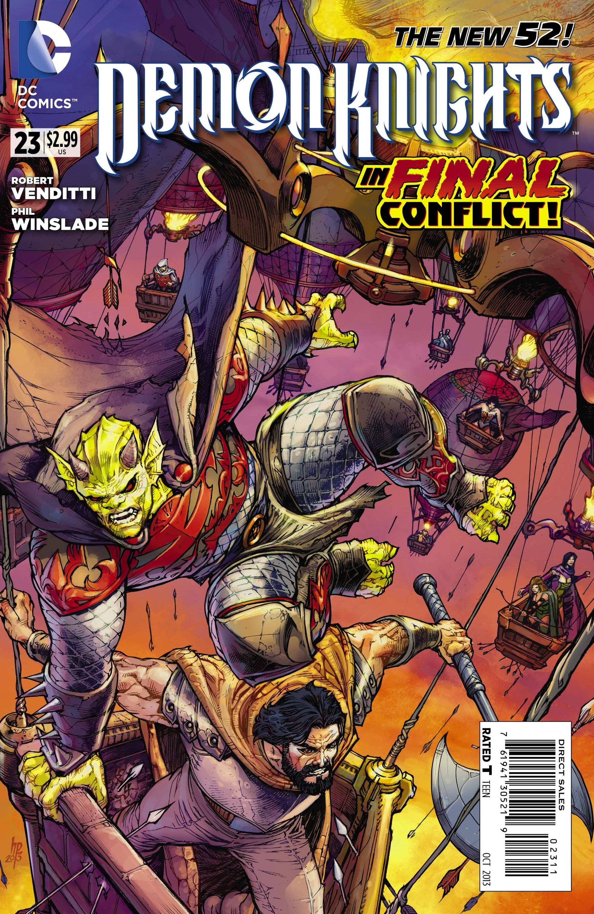 DC Comics COMIC BOOK Demon Knights #23 (VF)