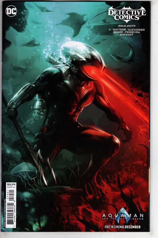 DC Comics COMIC BOOK Detective Comics #1079 Cover D Francesco Mattina Aquaman And The Lost Kingdom Card Stock Variant