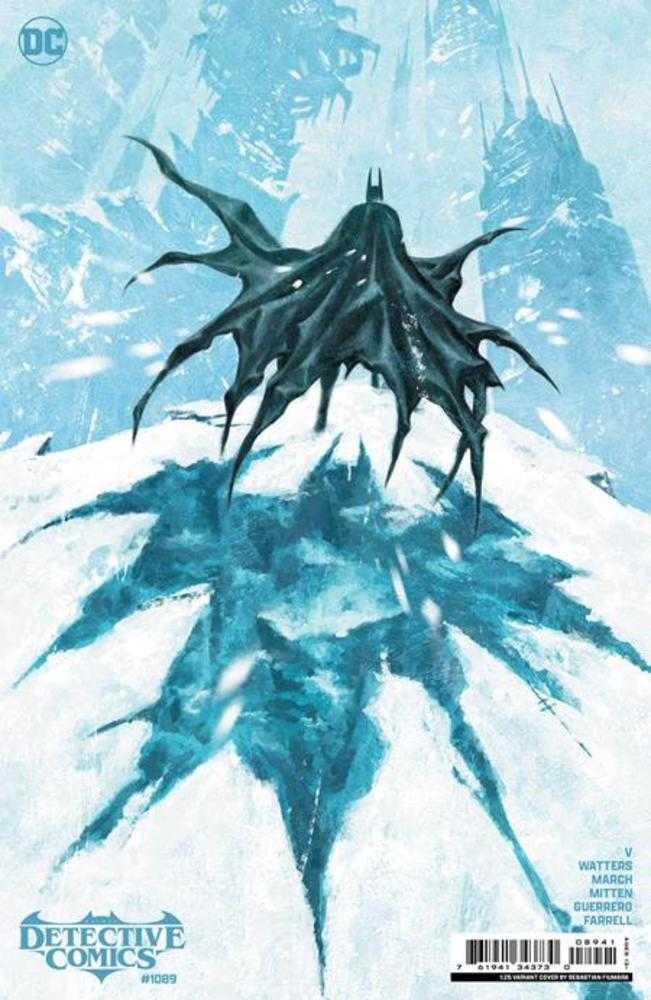 DC Comics COMIC BOOK Detective Comics #1089 Cover E 1 in 25 Sebastian Fiumara Card Stock Variant