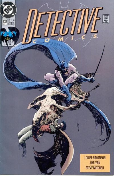 DC Comics COMIC BOOK Detective Comics #637 (VF)