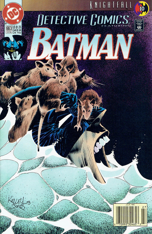 DC Comics COMIC BOOK Detective Comics #663 (VF)