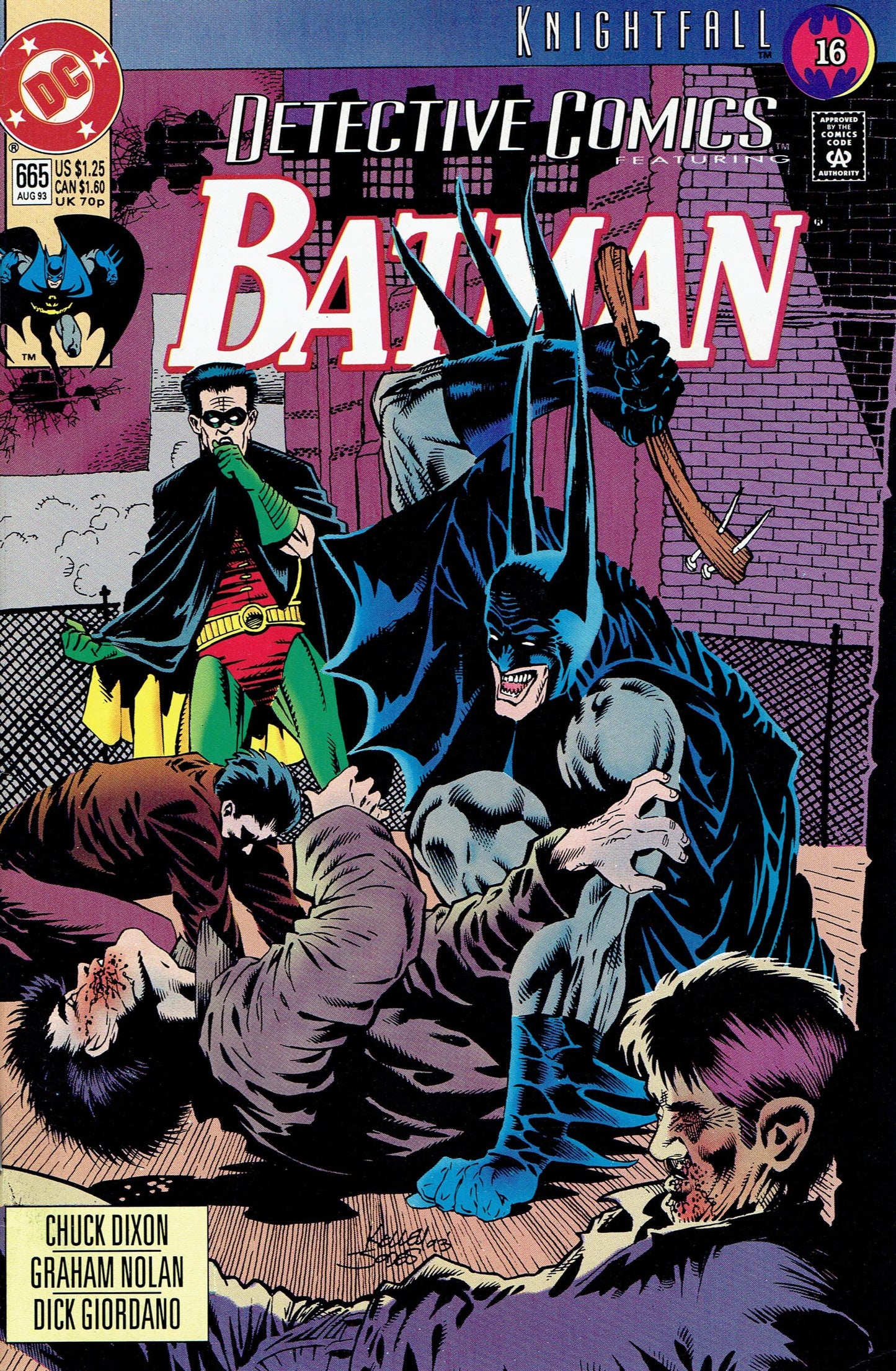 DC Comics COMIC BOOK Detective Comics #665 (VF)